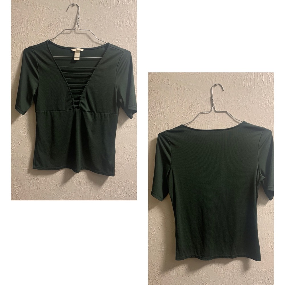 Dark Forest Green Top
